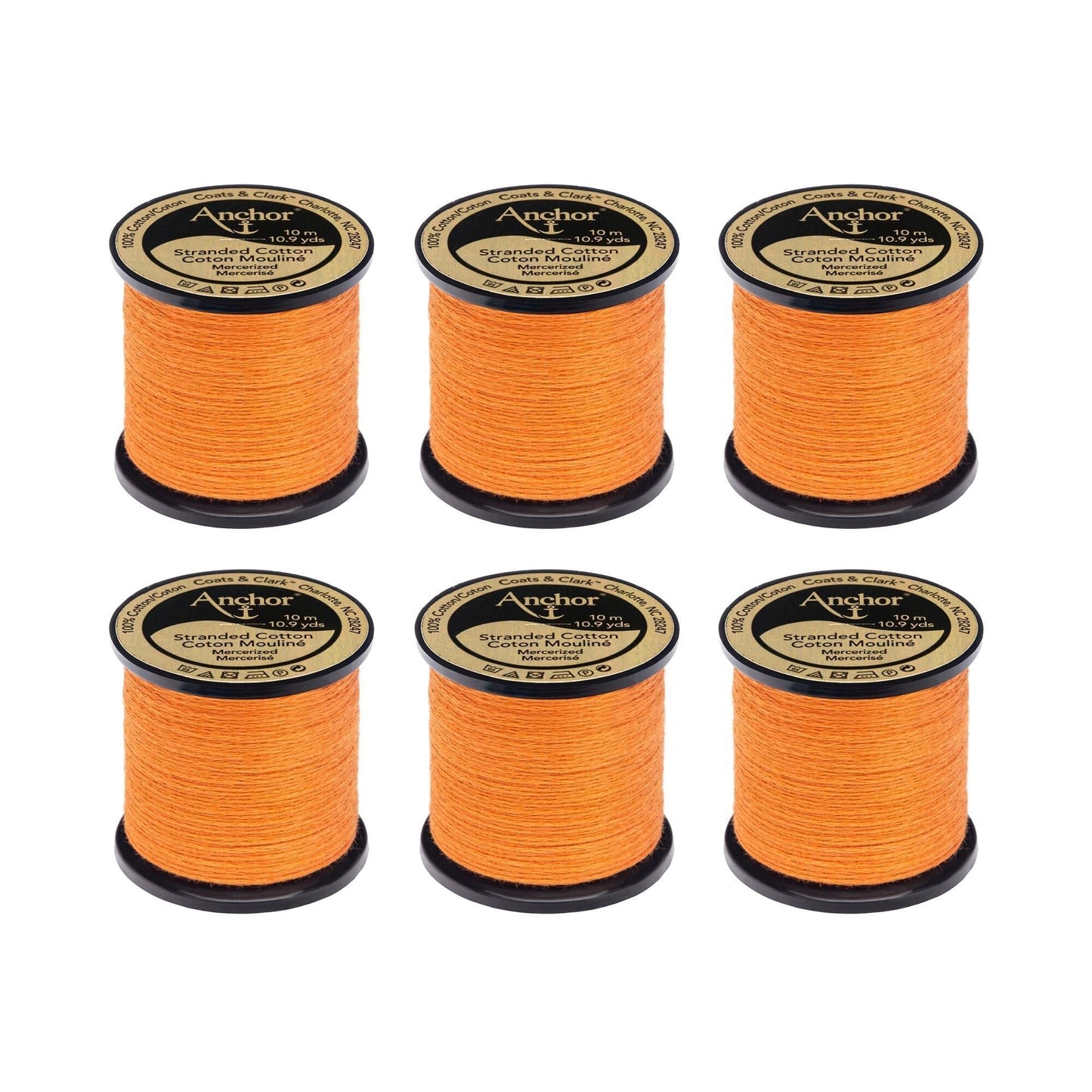 Anchor Spooled Floss 10 Meters (6 Pack) - Clearance shades