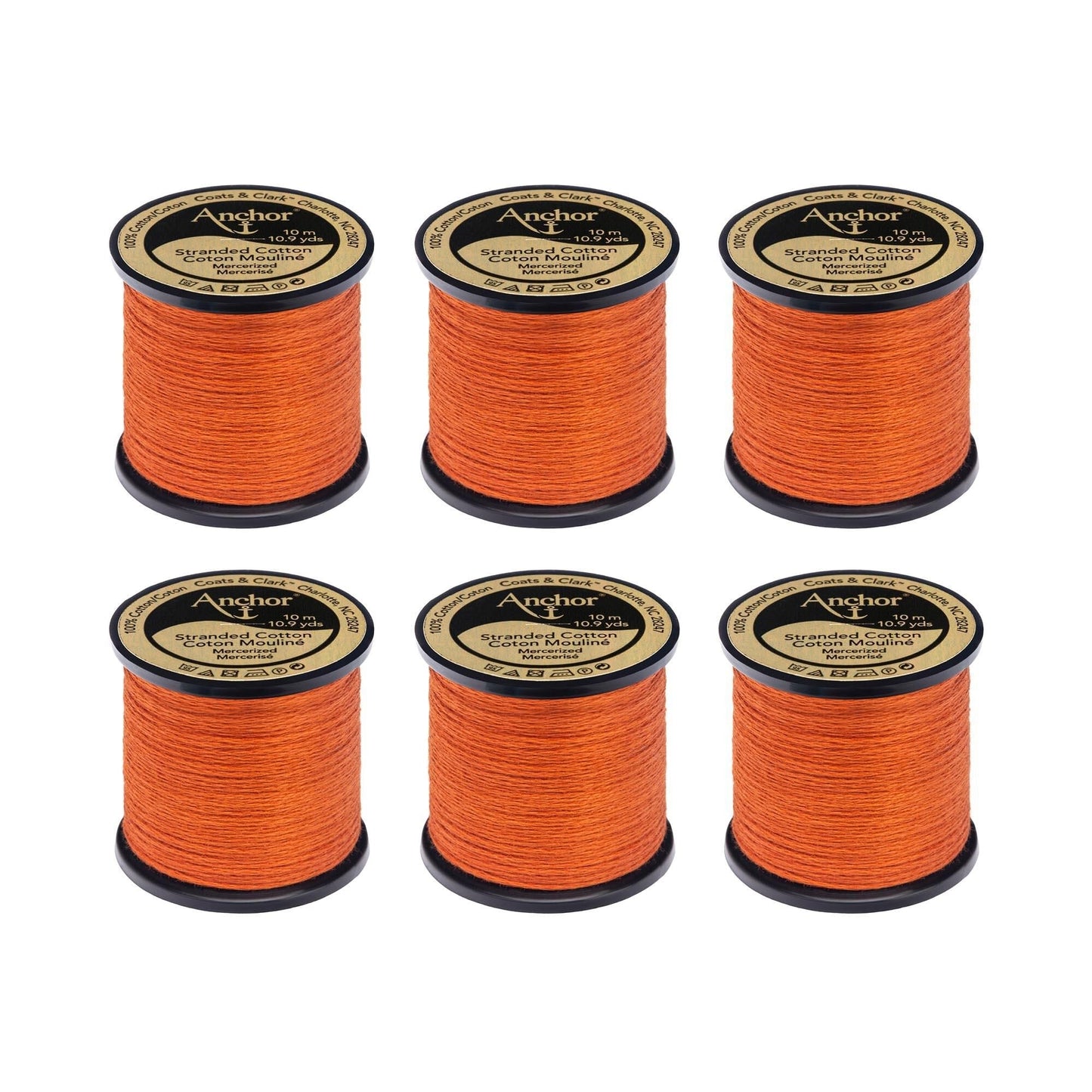 Anchor Spooled Floss 10 Meters (6 Pack) - Clearance shades