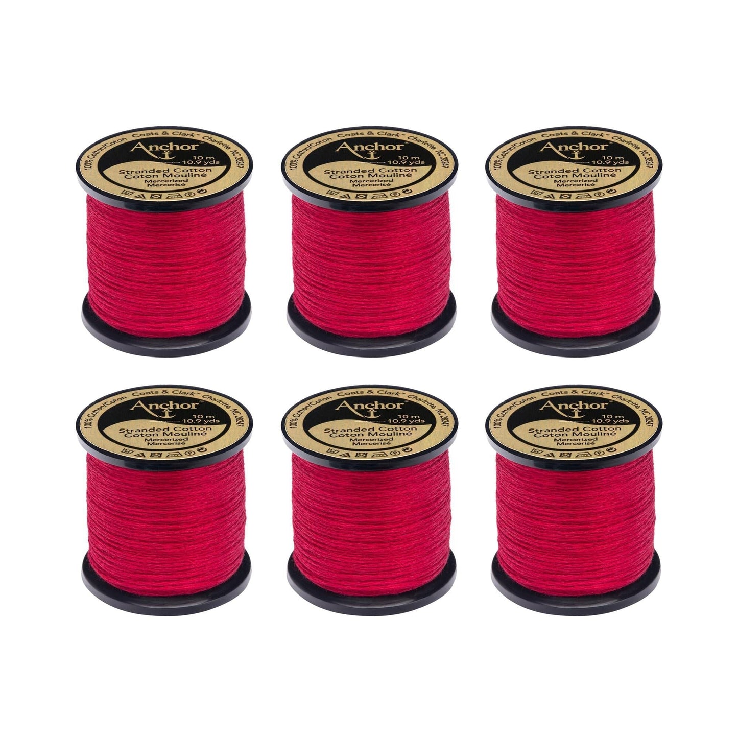 Anchor Spooled Floss 10 Meters (6 Pack) - Clearance shades