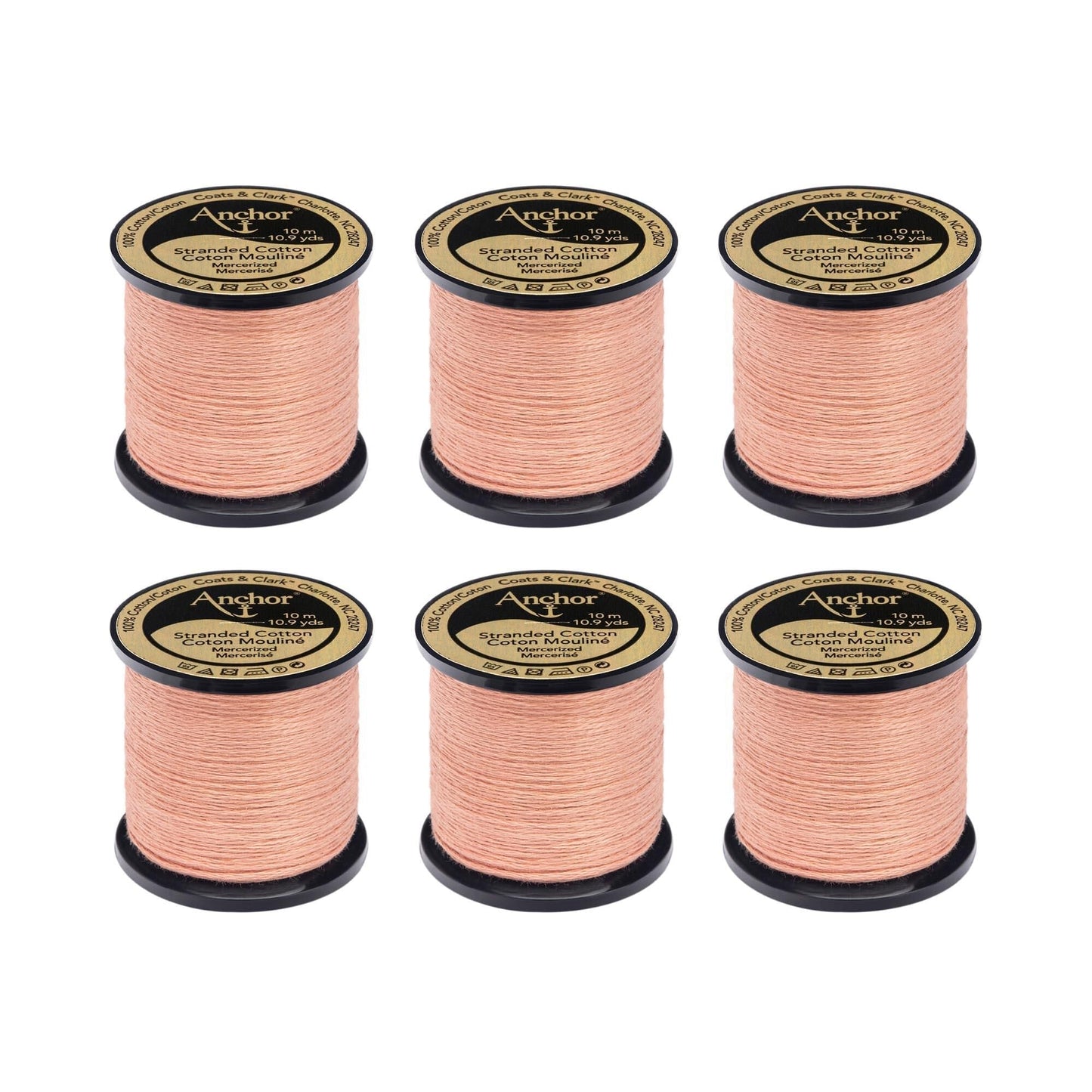 Anchor Spooled Floss 10 Meters (6 Pack) - Clearance shades