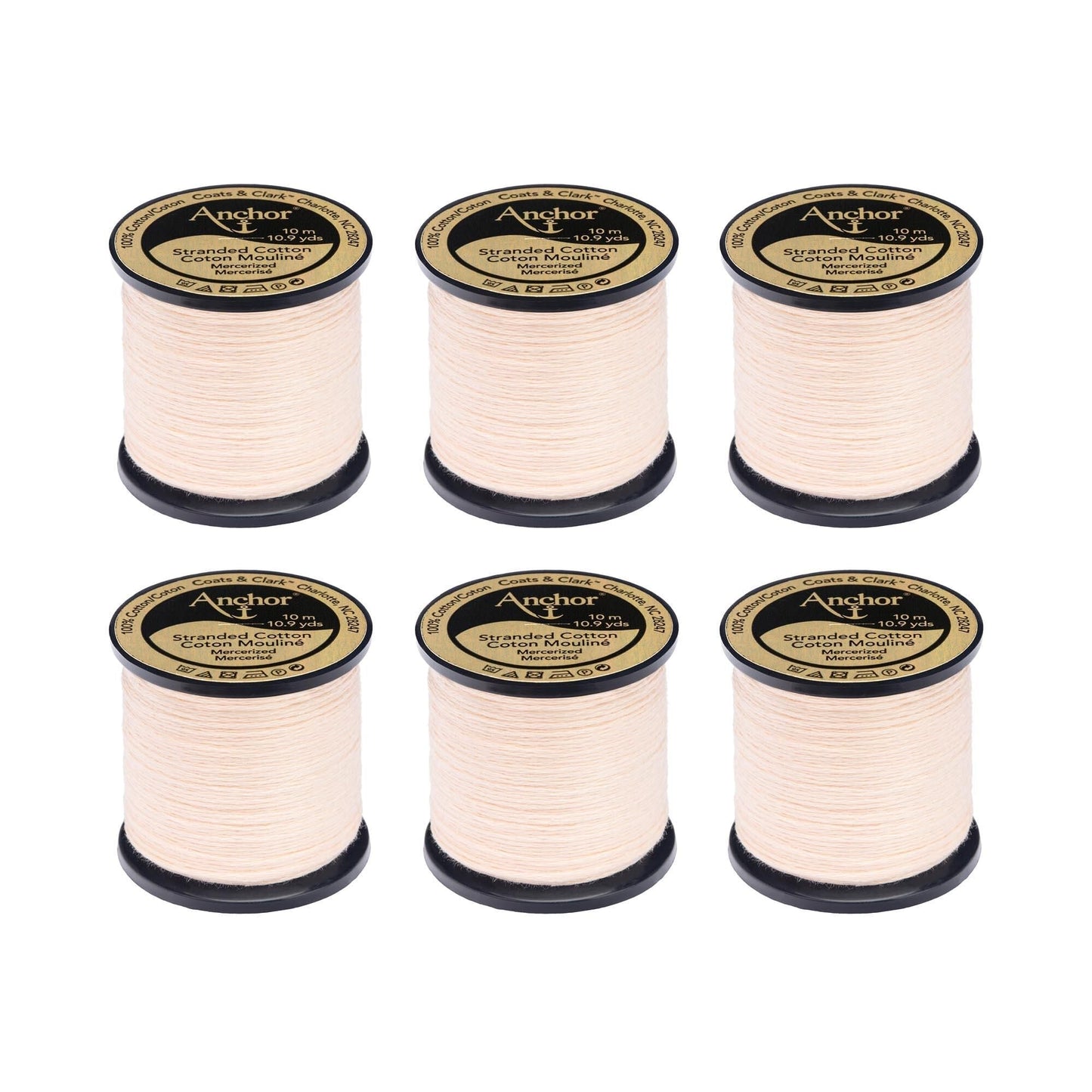 Anchor Spooled Floss 10 Meters (6 Pack) - Clearance shades