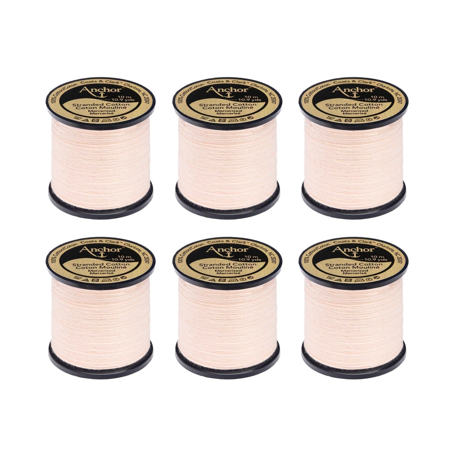 Anchor Spooled Floss 10 Meters (6 Pack) - Clearance shades