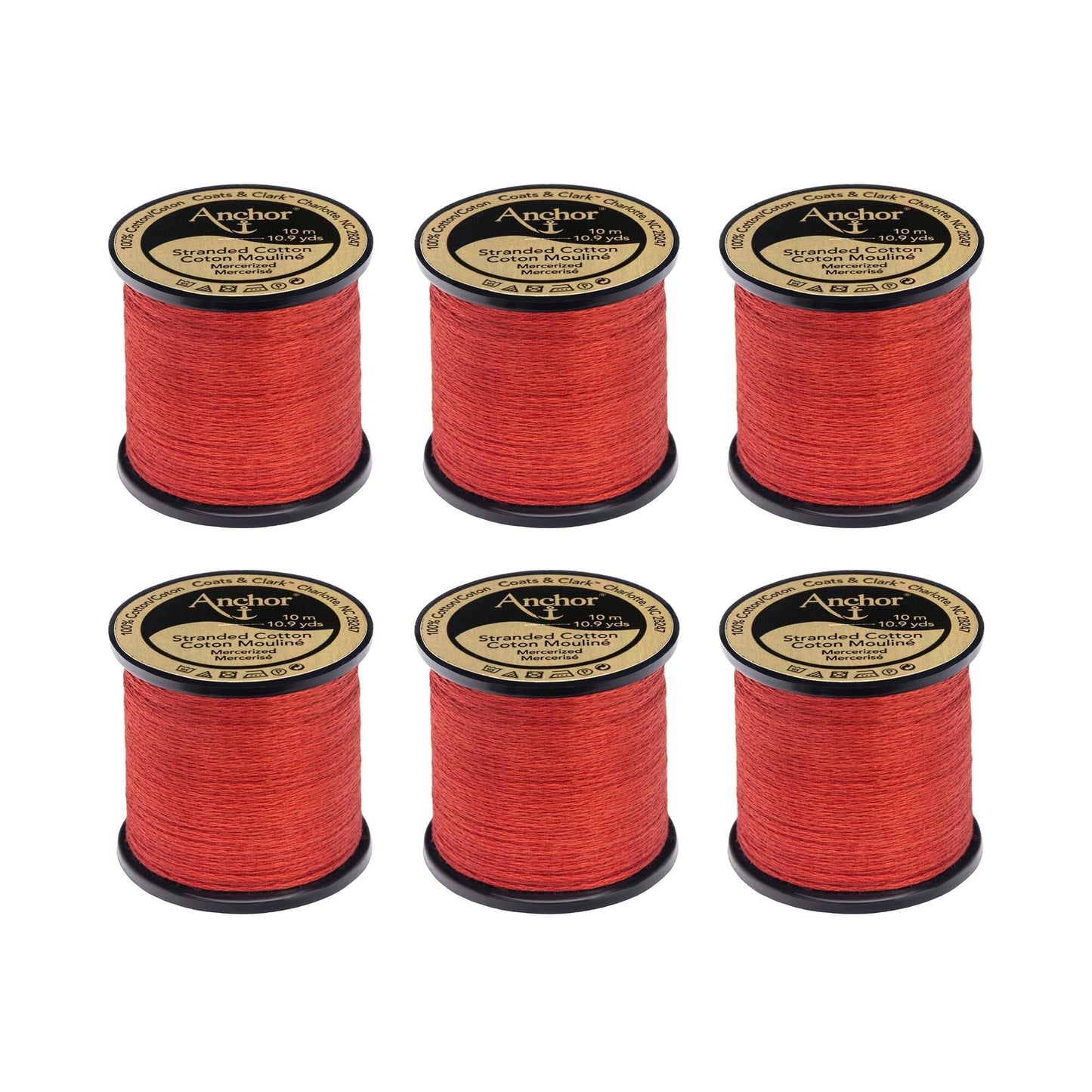 Anchor Spooled Floss 10 Meters (6 Pack) - Clearance shades