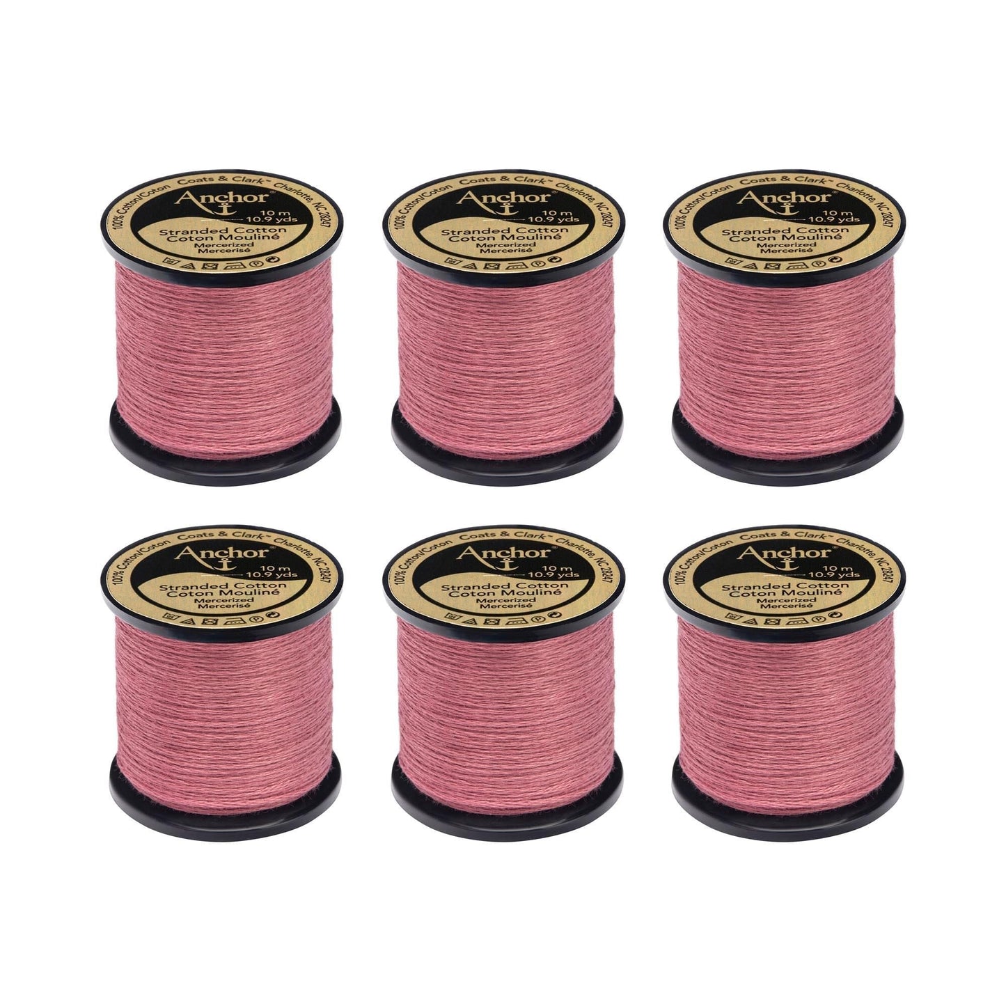 Anchor Spooled Floss 10 Meters (6 Pack) - Clearance shades