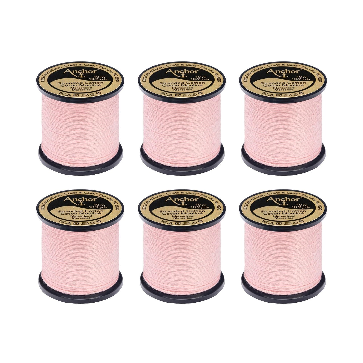 Anchor Spooled Floss 10 Meters (6 Pack) - Clearance shades