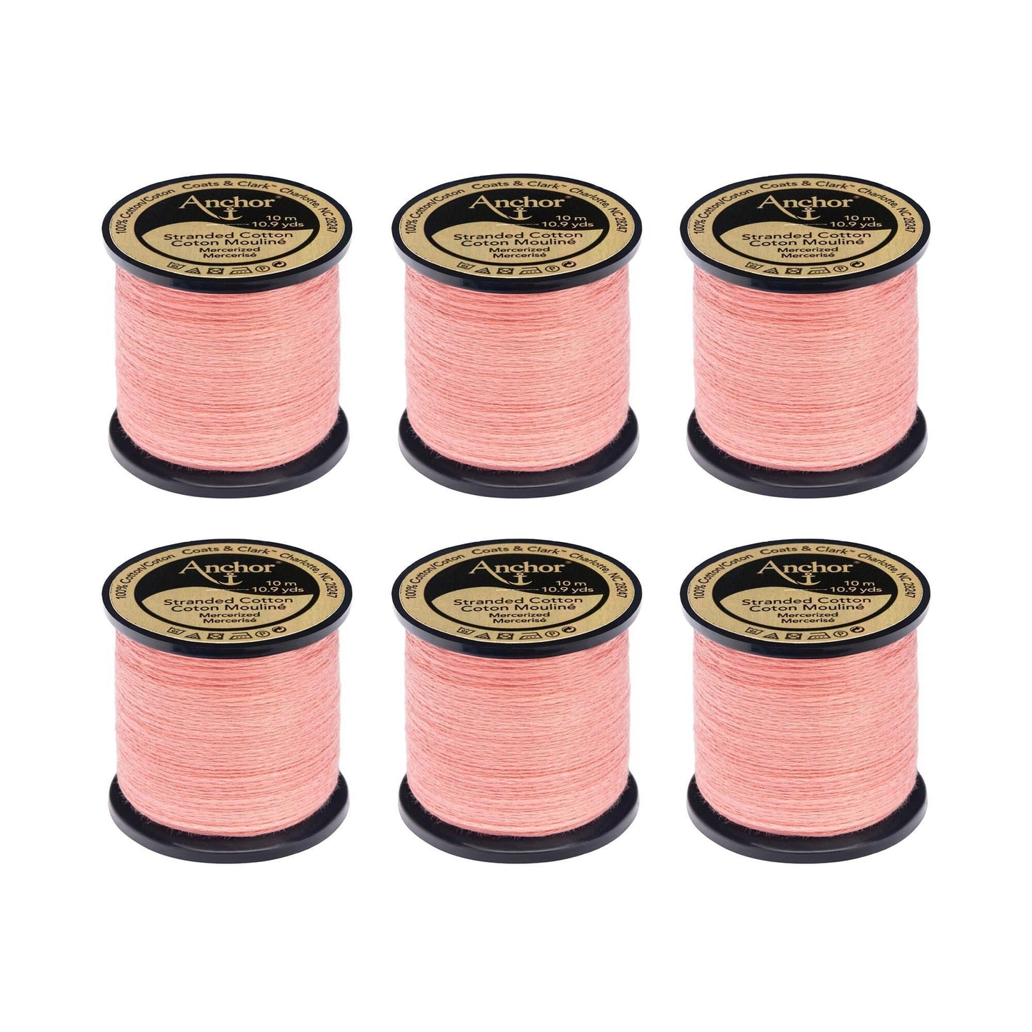Anchor Spooled Floss 10 Meters (6 Pack) - Clearance shades