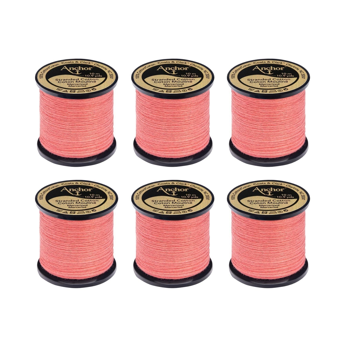 Anchor Spooled Floss 10 Meters (6 Pack) - Clearance shades