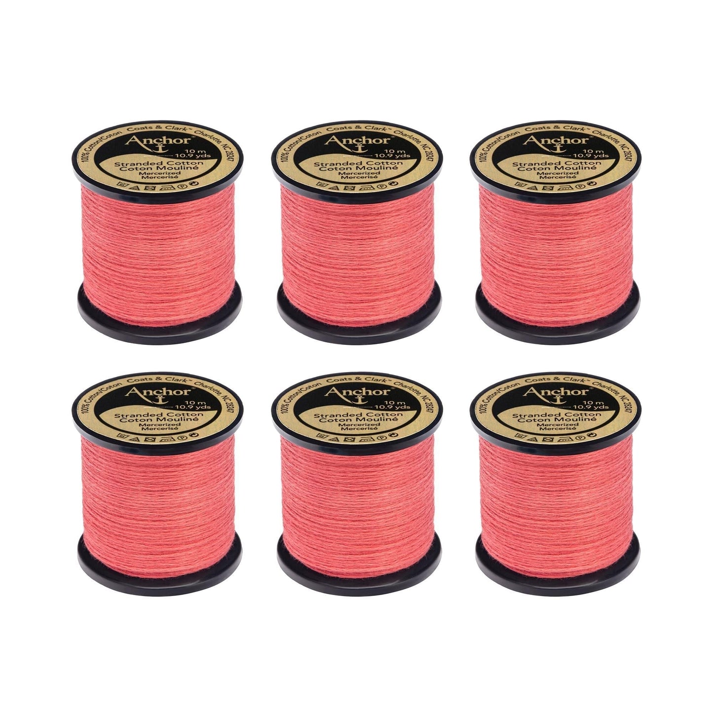 Anchor Spooled Floss 10 Meters (6 Pack) - Clearance shades