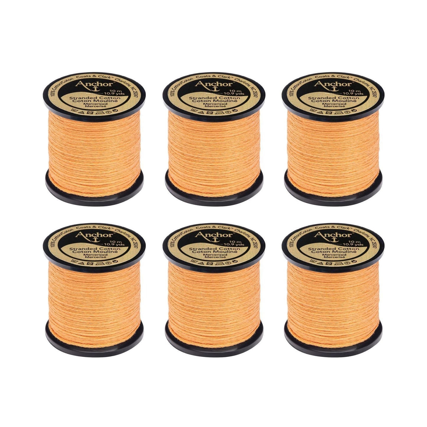 Anchor Spooled Floss 10 Meters (6 Pack) - Clearance shades