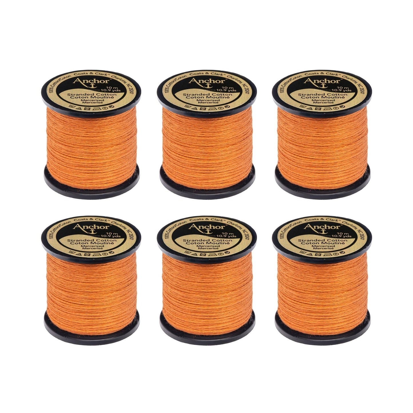 Anchor Spooled Floss 10 Meters (6 Pack) - Clearance shades