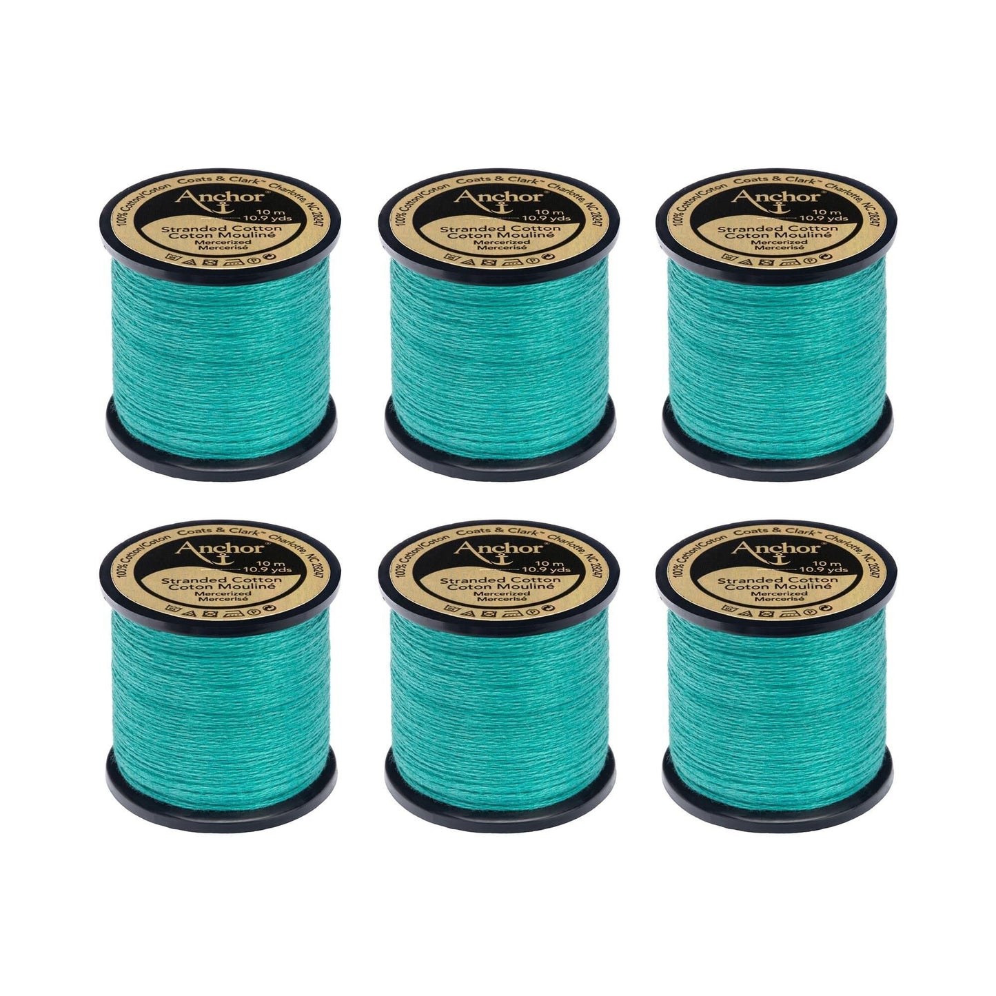 Anchor Spooled Floss 10 Meters (6 Pack) - Clearance shades