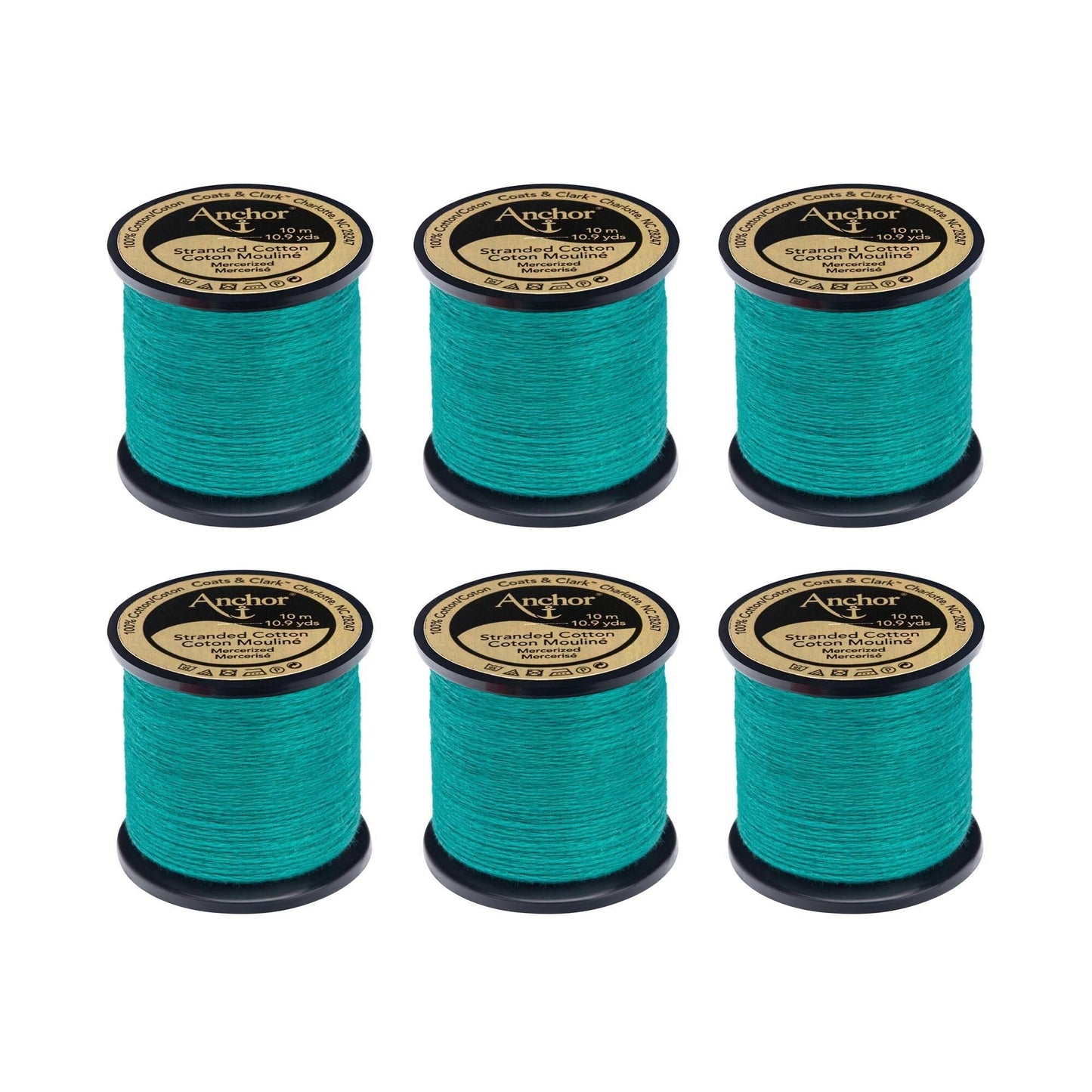 Anchor Spooled Floss 10 Meters (6 Pack) - Clearance shades