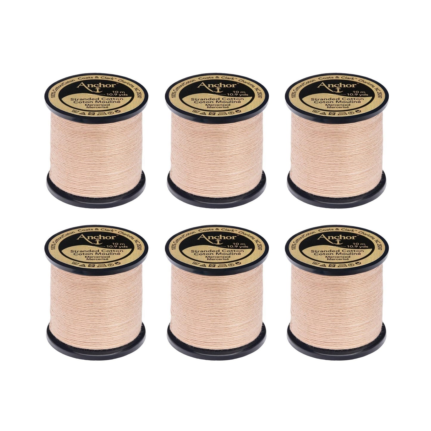Anchor Spooled Floss 10 Meters (6 Pack) - Clearance shades