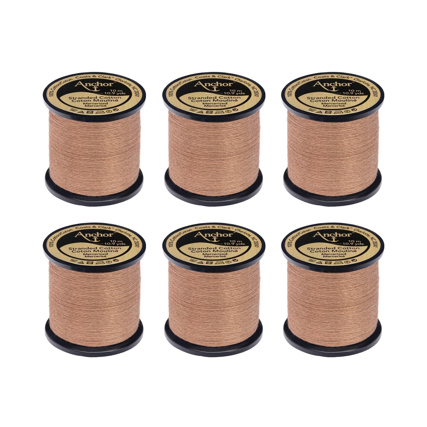 Anchor Spooled Floss 10 Meters (6 Pack) - Clearance shades
