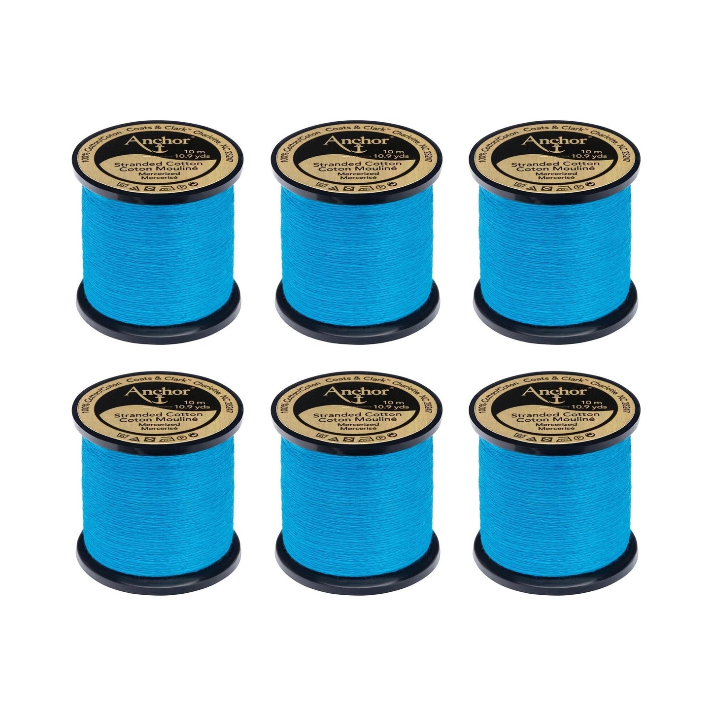 Anchor Spooled Floss 10 Meters (6 Pack) - Clearance shades