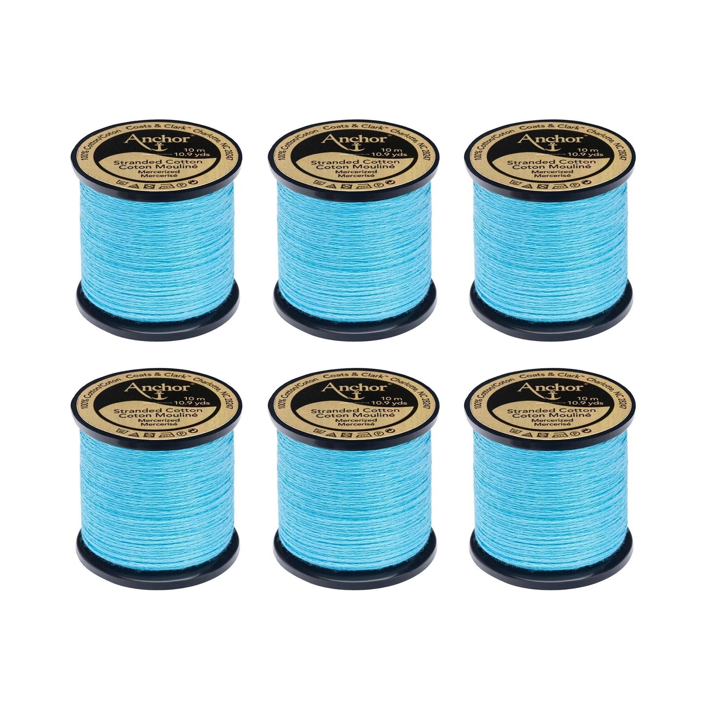 Anchor Spooled Floss 10 Meters (6 Pack) - Clearance shades