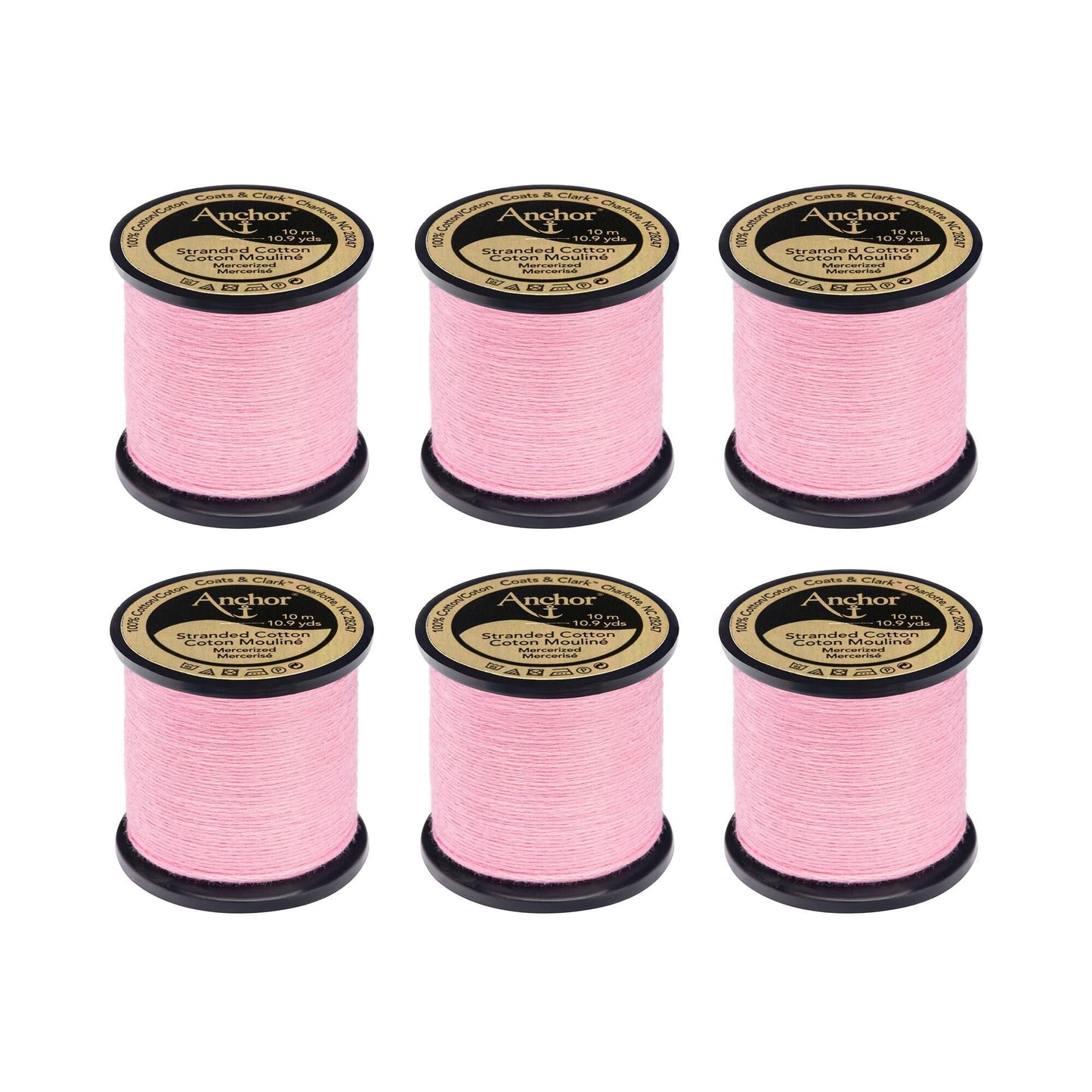 Anchor Spooled Floss 10 Meters (6 Pack) - Clearance shades