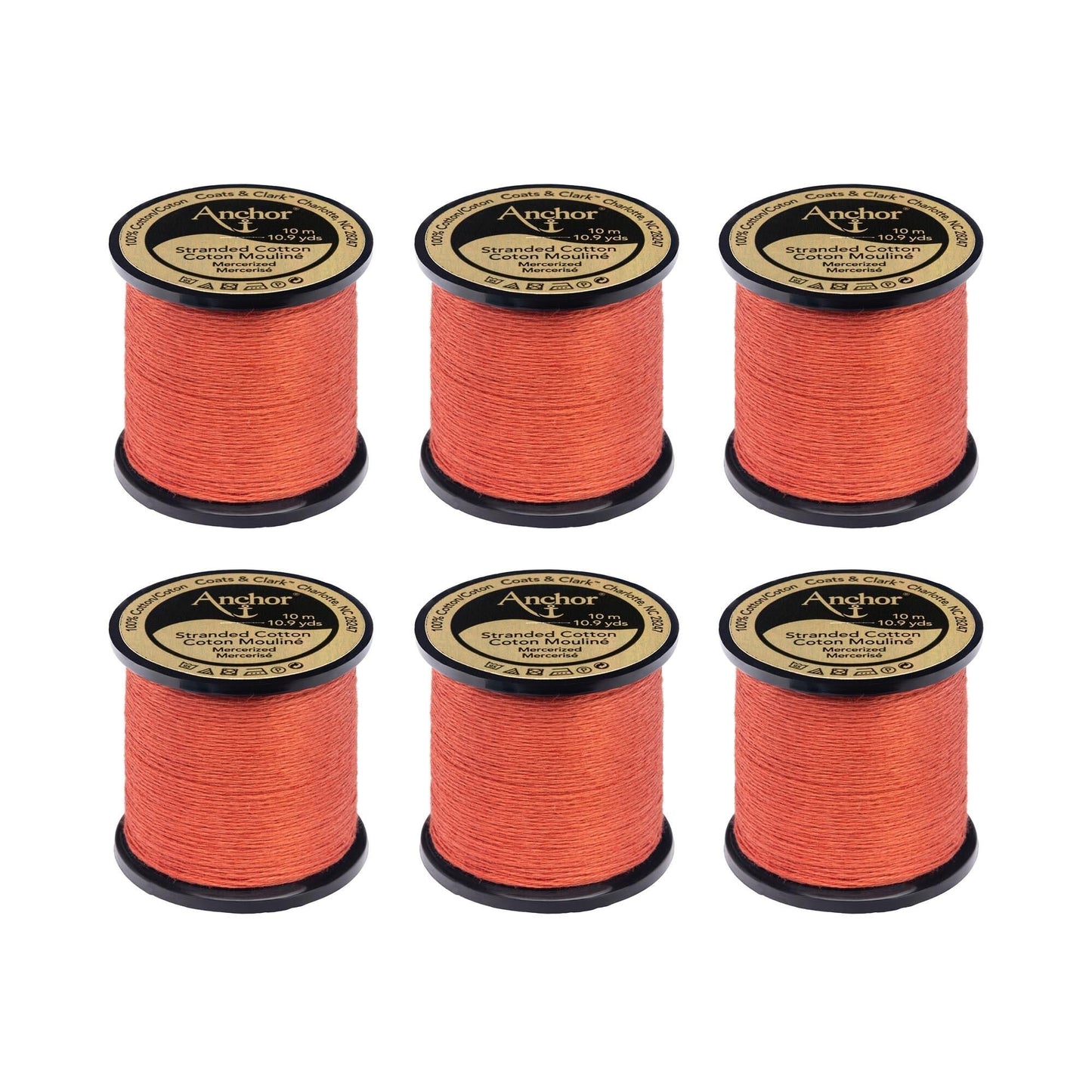 Anchor Spooled Floss 10 Meters (6 Pack) - Clearance shades
