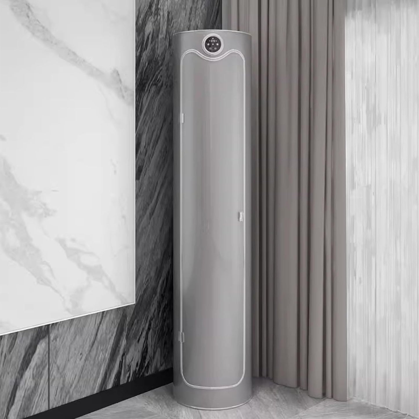 Shoeva? | Smart Rotating Shoe Cabinet ¨C High Gloss, Touch Screen, Modular Storage