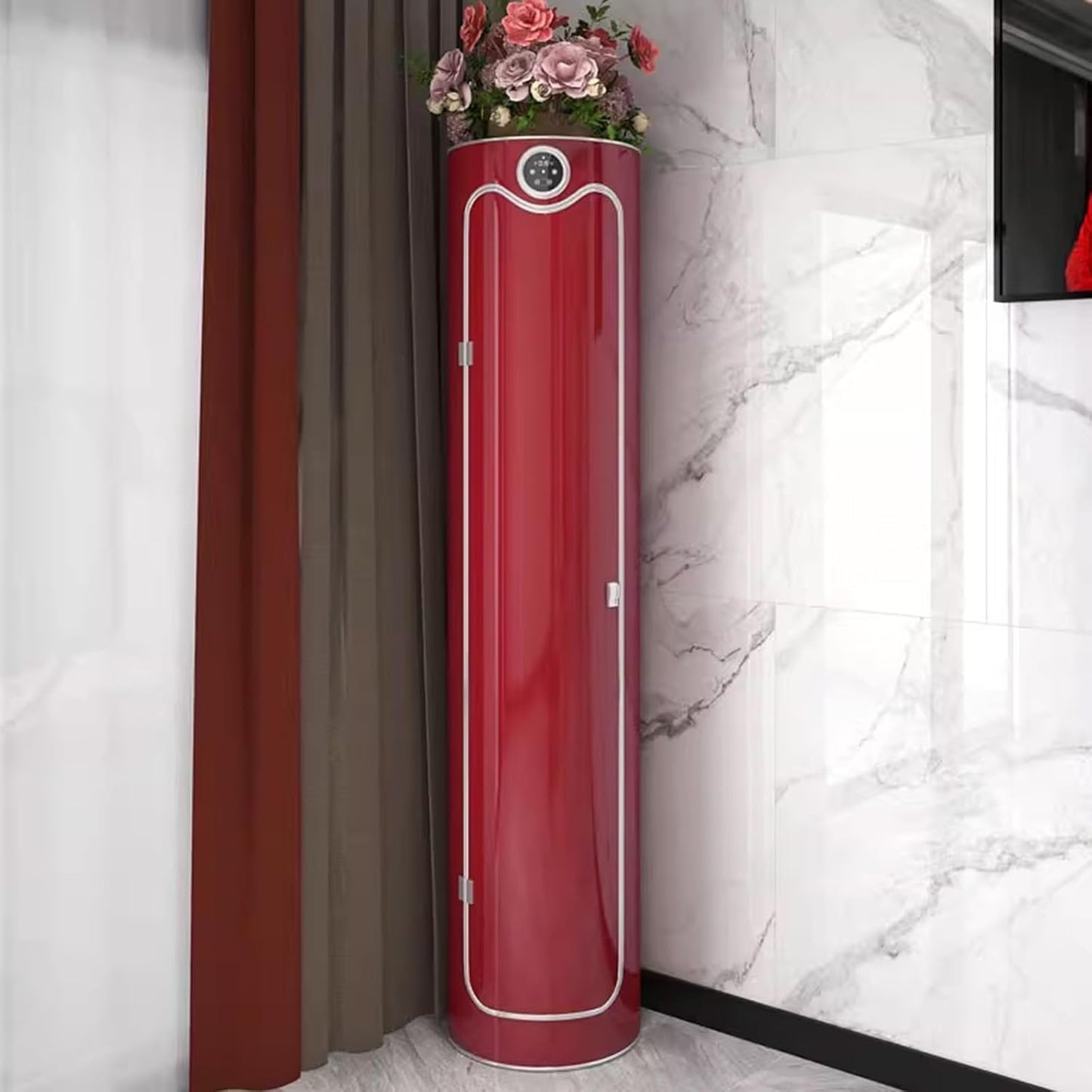 Shoeva? | Smart Rotating Shoe Cabinet ¨C High Gloss, Touch Screen, Modular Storage