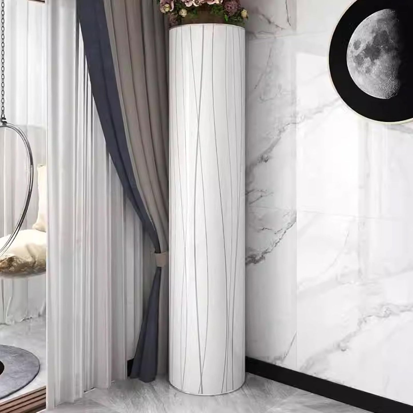 Shoeva? | Smart Rotating Shoe Cabinet ¨C High Gloss, Touch Screen, Modular Storage