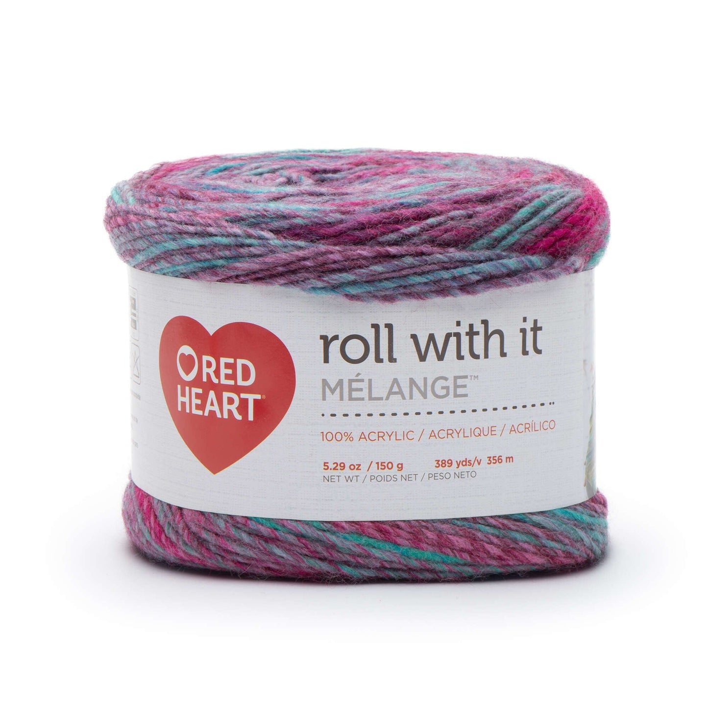 Red Heart Roll With It Melange Yarn