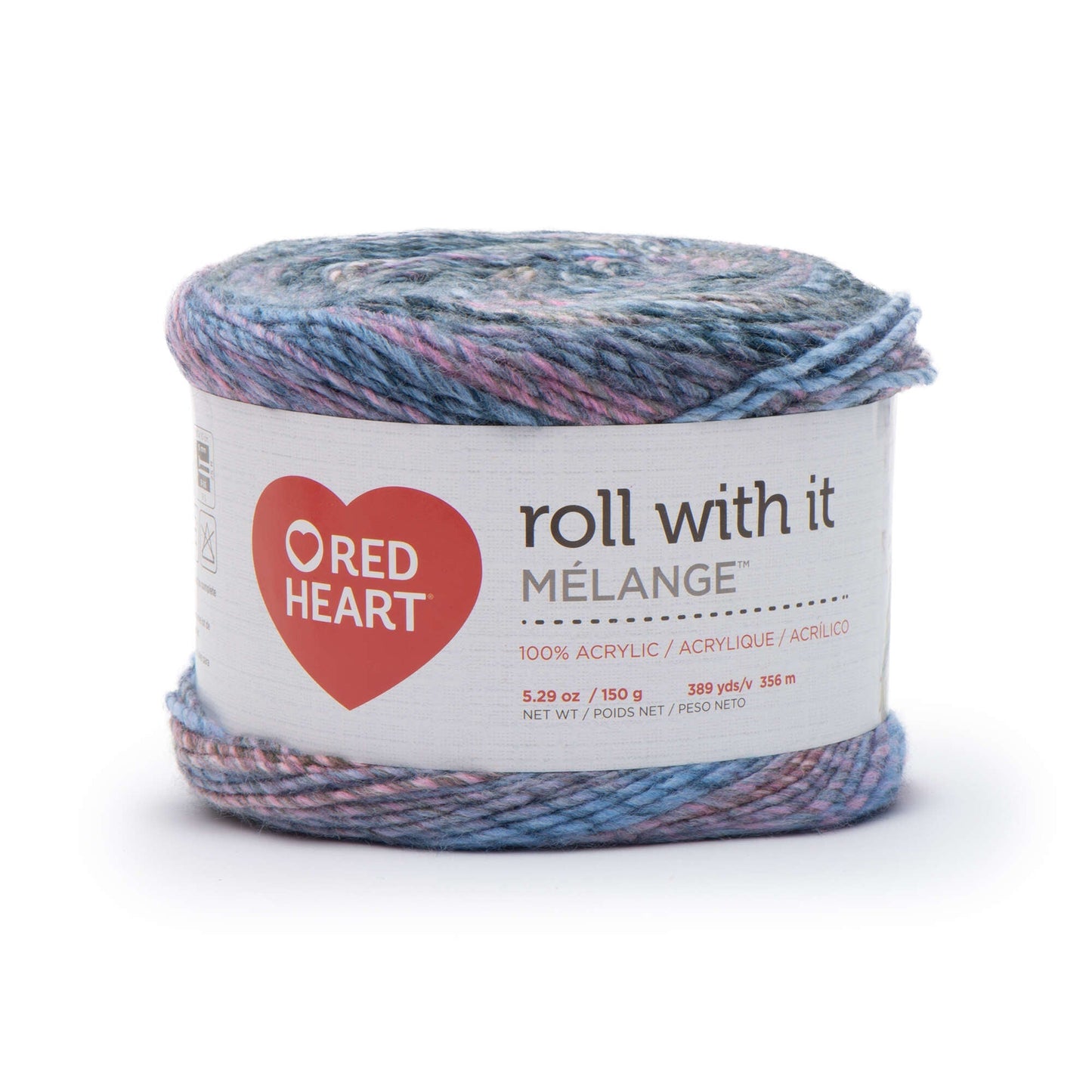 Red Heart Roll With It Melange Yarn
