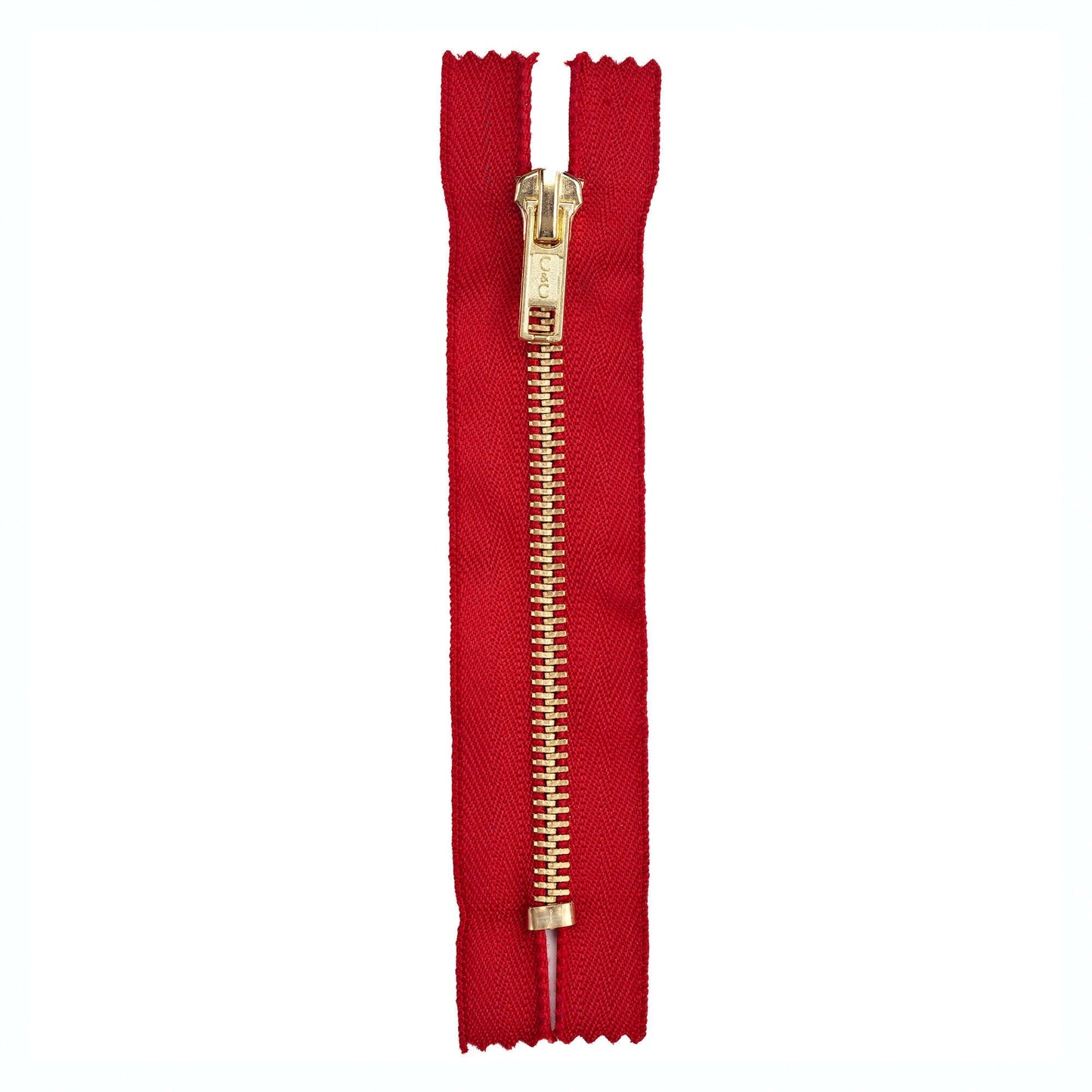 Coats & Clark Fashion Metal Separating Brass Zippers