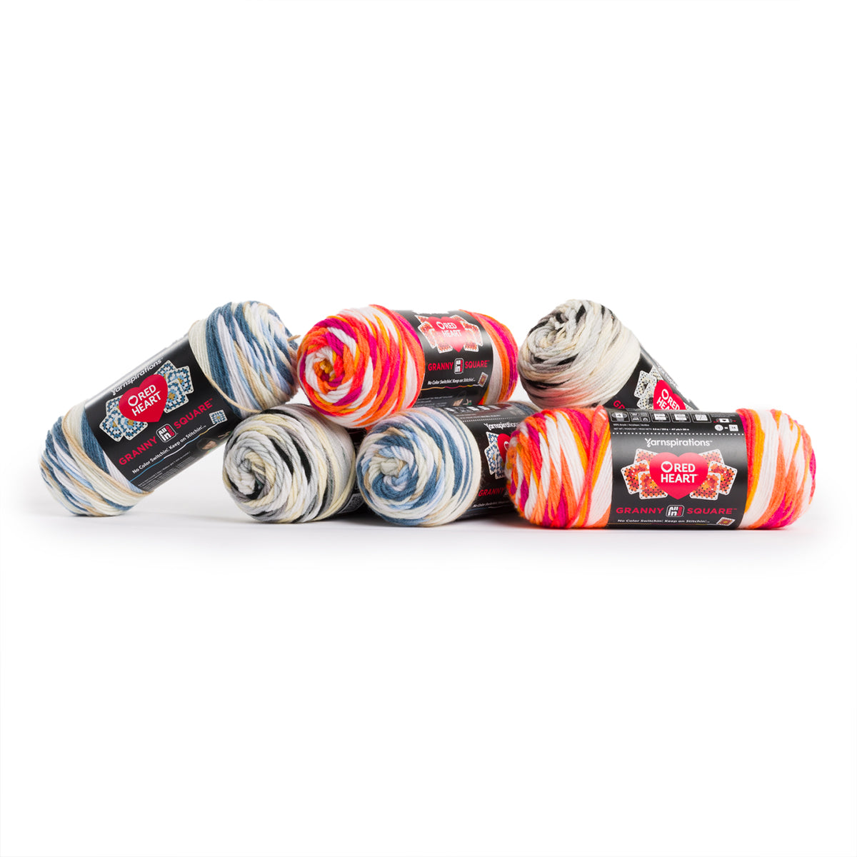 Red Heart All In One Granny Square - Summer Bundle - Clearance Items